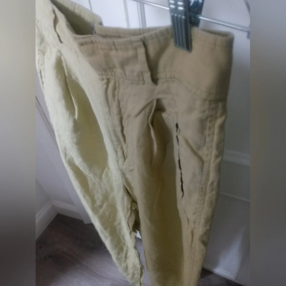 Everlane 100% Linen Pants. Green. Size 6. Waist 29. Perfect Condition. - Picture 12 of 17